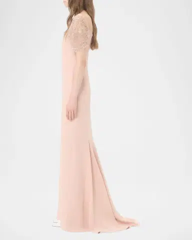 Valentino Garavani Cady Embellished Floor-Length Gown | Thumbnail 6 Valentino Garavani Cady Embellished Floor-Length Gown | Thumbnail 6