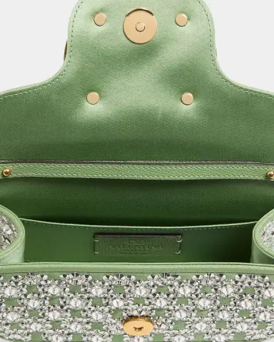 Valentino Garavani Locò Small Embroidered Shoulder Bag | Thumbnail 3 Valentino Garavani Locò Small Embroidered Shoulder Bag | Thumbnail 3