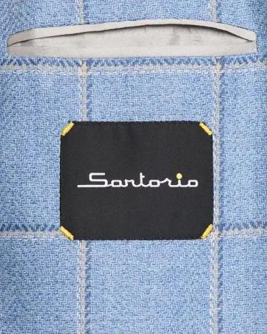 Sartorio Men's Wool and Cashmere Plaid Single-Breasted Sport Coat | Thumbnail 6 Sartorio Men's Wool and Cashmere Plaid Single-Breasted Sport Coat | Thumbnail 6