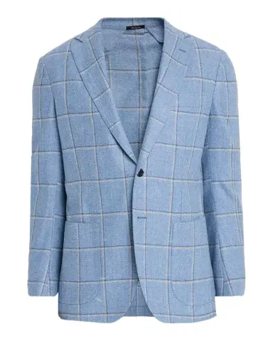 Sartorio Men's Wool and Cashmere Plaid Single-Breasted Sport Coat | Thumbnail 1 Sartorio Men's Wool and Cashmere Plaid Single-Breasted Sport Coat | Thumbnail 1