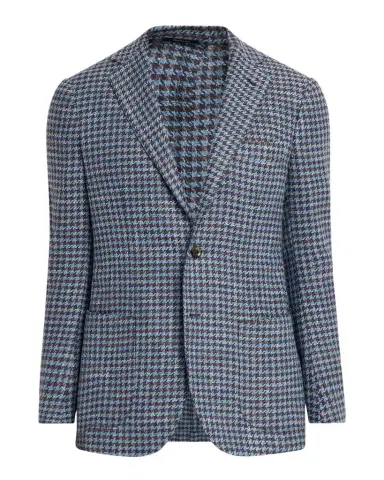 Sartorio Men's Wool and Silk Houndstooth Single-Breasted Sport Coat | Thumbnail 1 Sartorio Men's Wool and Silk Houndstooth Single-Breasted Sport Coat | Thumbnail 1