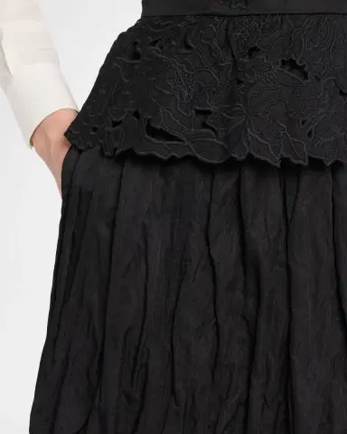 Jason Wu Collection Sleeveless Floral Embroidered Peplum Midi Dress | Thumbnail 5 Jason Wu Collection Sleeveless Floral Embroidered Peplum Midi Dress | Thumbnail 5
