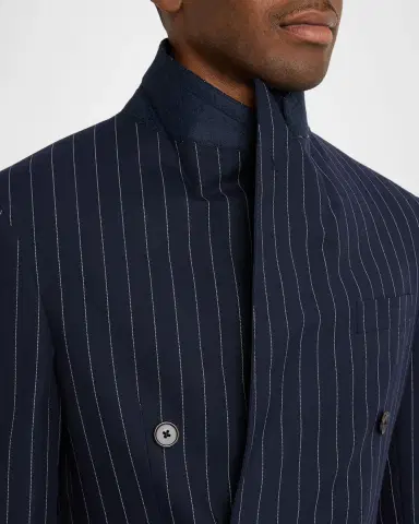 Polo Ralph Lauren Men's Narrow Pinstripe Double-Breasted Sport Coat | Thumbnail 7 Polo Ralph Lauren Men's Narrow Pinstripe Double-Breasted Sport Coat | Thumbnail 7