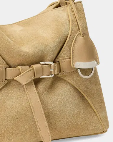 Ralph Lauren Collection Suede Wood Top Handle Bag | Thumbnail 6 Ralph Lauren Collection Suede Wood Top Handle Bag | Thumbnail 6