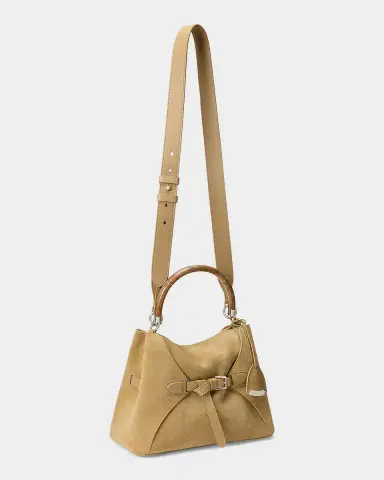 Ralph Lauren Collection Suede Wood Top Handle Bag | Thumbnail 8 Ralph Lauren Collection Suede Wood Top Handle Bag | Thumbnail 8