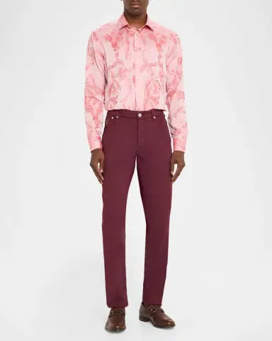 Etro Men 's Cotton Tonal Paisley Button-Down Shirt | Thumbnail 2 Etro Men 's Cotton Tonal Paisley Button-Down Shirt | Thumbnail 2