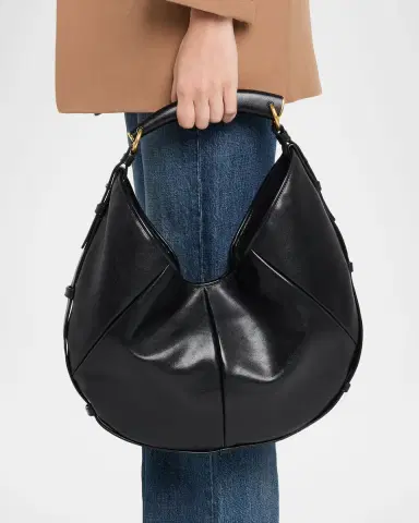 Saint Laurent Medium Mombasa Leather Hobo Bag | Thumbnail 2 Saint Laurent Medium Mombasa Leather Hobo Bag | Thumbnail 2