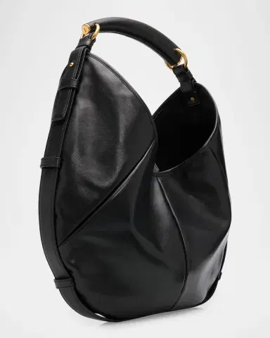 Saint Laurent Medium Mombasa Leather Hobo Bag | Thumbnail 3 Saint Laurent Medium Mombasa Leather Hobo Bag | Thumbnail 3