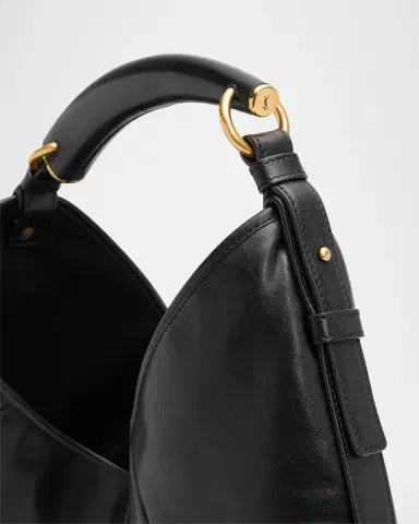 Saint Laurent Medium Mombasa Leather Hobo Bag | Thumbnail 6 Saint Laurent Medium Mombasa Leather Hobo Bag | Thumbnail 6