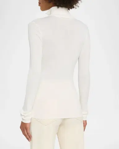 Brunello Cucinelli Turtleneck Monili Zip Wool-Cashmere Sweater | Thumbnail 3 Brunello Cucinelli Turtleneck Monili Zip Wool-Cashmere Sweater | Thumbnail 3