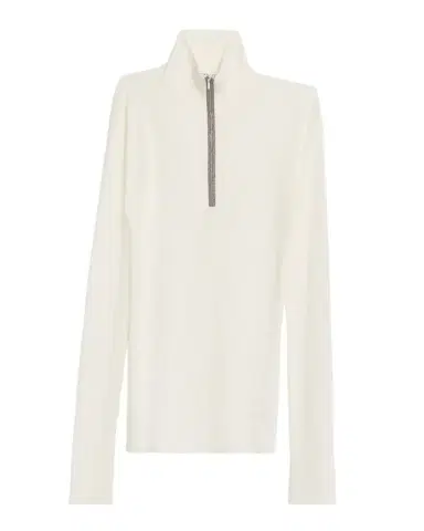 Brunello Cucinelli Turtleneck Monili Zip Wool-Cashmere Sweater | Thumbnail 1 Brunello Cucinelli Turtleneck Monili Zip Wool-Cashmere Sweater | Thumbnail 1