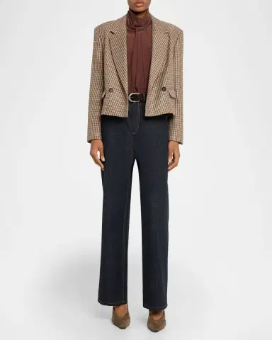 Brunello Cucinelli Turtleneck Monili Gathered Silk Blouse | Thumbnail 2 Brunello Cucinelli Turtleneck Monili Gathered Silk Blouse | Thumbnail 2