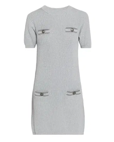 Brunello Cucinelli Pockets Short-Sleeve Shimmering Cotton Knit Mini Dress | Thumbnail 1 Brunello Cucinelli Pockets Short-Sleeve Shimmering Cotton Knit Mini Dress | Thumbnail 1