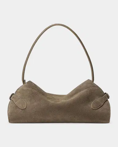 Ralph Lauren Collection The Ralph Small Suede Shoulder Bag | Thumbnail 2 Ralph Lauren Collection The Ralph Small Suede Shoulder Bag | Thumbnail 2