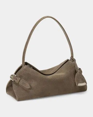 Ralph Lauren Collection The Ralph Small Suede Shoulder Bag | Thumbnail 5 Ralph Lauren Collection The Ralph Small Suede Shoulder Bag | Thumbnail 5
