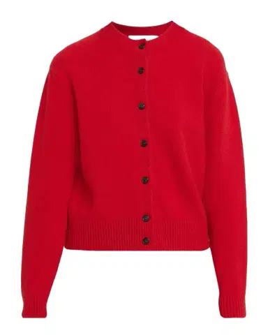 Róhe Classic Crewneck Wool Cardigan | Thumbnail 1 Róhe Classic Crewneck Wool Cardigan | Thumbnail 1