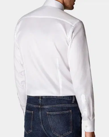 Eton Men's Cotton-Twill Slim-Fit Dress Shirt | Thumbnail 2 Eton Men's Cotton-Twill Slim-Fit Dress Shirt | Thumbnail 2