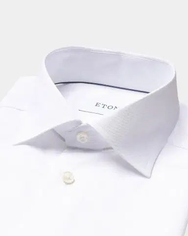 Eton Men's Cotton-Twill Slim-Fit Dress Shirt | Thumbnail 4 Eton Men's Cotton-Twill Slim-Fit Dress Shirt | Thumbnail 4