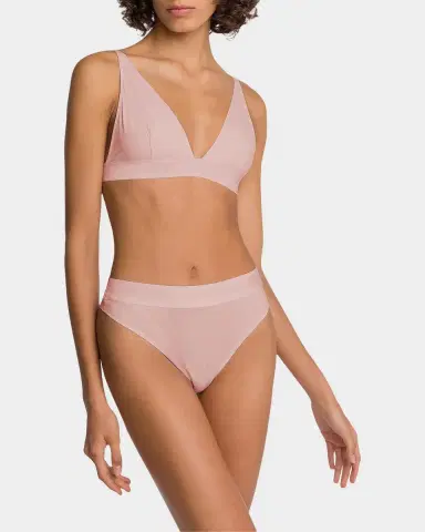 Wolford Beauty Cotton Solid Triangle Bralette | Thumbnail 2 Wolford Beauty Cotton Solid Triangle Bralette | Thumbnail 2
