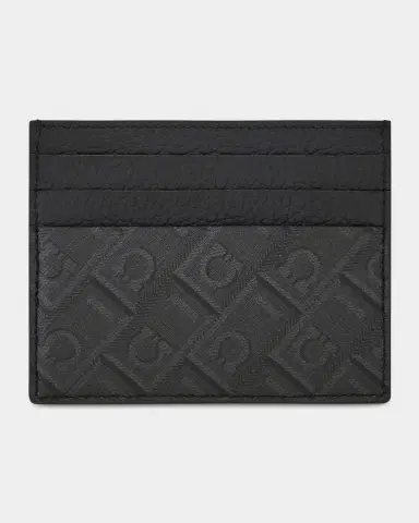 Ferragamo Men's Monogram Card Case | Thumbnail 3 Ferragamo Men's Monogram Card Case | Thumbnail 3