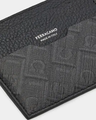 Ferragamo Men's Monogram Card Case | Thumbnail 4 Ferragamo Men's Monogram Card Case | Thumbnail 4