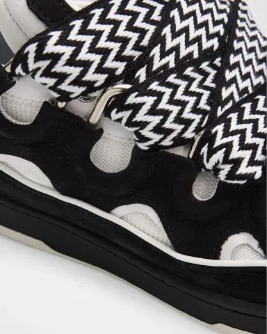 Lanvin Men's Curb Leather Skate Sneakers | Thumbnail 3 Lanvin Men's Curb Leather Skate Sneakers | Thumbnail 3
