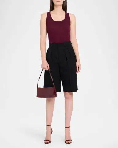 Mansur Gavriel Gaia Leather Baguette Bag | Thumbnail 5 Mansur Gavriel Gaia Leather Baguette Bag | Thumbnail 5
