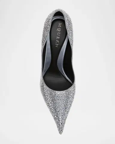 McQueen 105mm Skull Embellished Leather Pumps | Thumbnail 6 McQueen 105mm Skull Embellished Leather Pumps | Thumbnail 6
