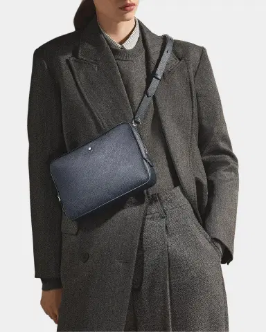 Montblanc Men 's Sartorial Mini Leather Crossbody Bag | Thumbnail 2 Montblanc Men 's Sartorial Mini Leather Crossbody Bag | Thumbnail 2