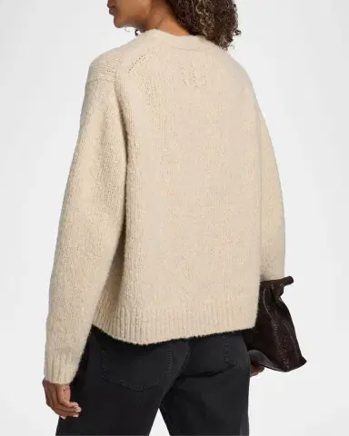 Nili Lotan Lorana Wool-Cashmere V-Neck Cardigan | Thumbnail 3 Nili Lotan Lorana Wool-Cashmere V-Neck Cardigan | Thumbnail 3