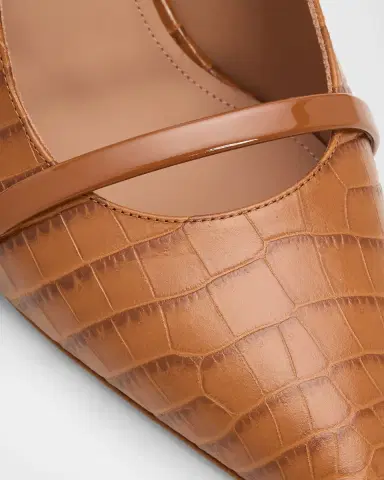 Malone Souliers 70mm Maureen Croc-Embossed Leather Mule Pumps | Thumbnail 5 Malone Souliers 70mm Maureen Croc-Embossed Leather Mule Pumps | Thumbnail 5