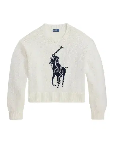 Polo Ralph Lauren Logo Cotton Sweater | Thumbnail 1 Polo Ralph Lauren Logo Cotton Sweater | Thumbnail 1
