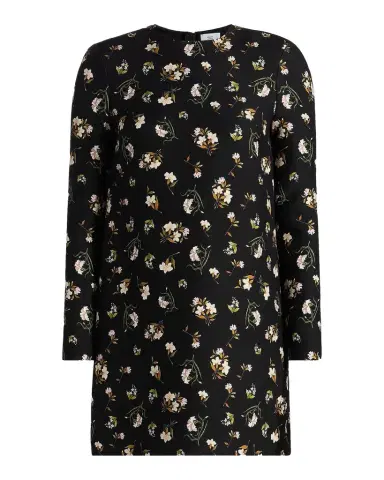 Adam Lippes Tilley Floral Wool-Silk Mini Dress | Thumbnail 1 Adam Lippes Tilley Floral Wool-Silk Mini Dress | Thumbnail 1