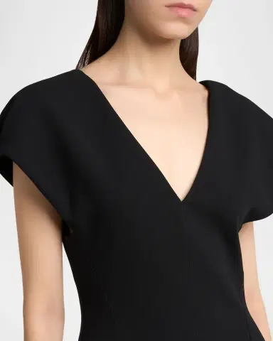 Jil Sander Wool Sable Midi Dress | Thumbnail 5 Jil Sander Wool Sable Midi Dress | Thumbnail 5