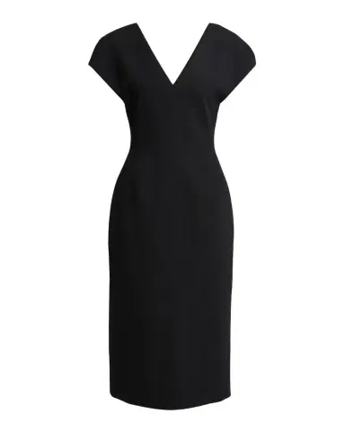Jil Sander Wool Sable Midi Dress | Thumbnail 1 Jil Sander Wool Sable Midi Dress | Thumbnail 1