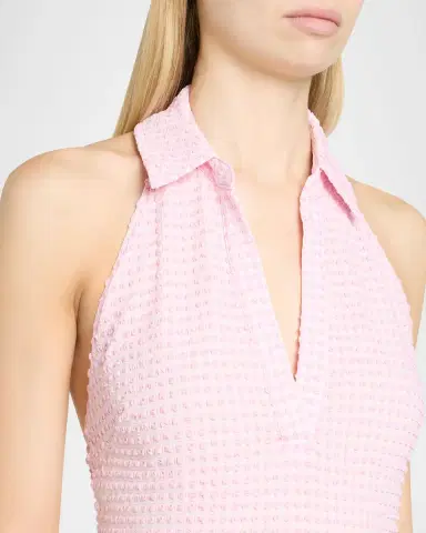 Simkhai Clairmont Seersucker Gingham Halter Dress | Thumbnail 5 Simkhai Clairmont Seersucker Gingham Halter Dress | Thumbnail 5