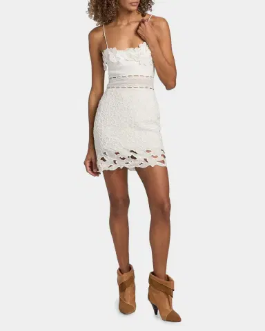 Isabel Marant Reola Embroidered Minidress | Thumbnail 2 Isabel Marant Reola Embroidered Minidress | Thumbnail 2