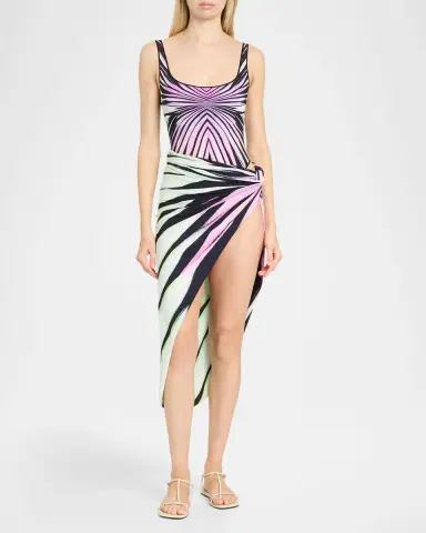 Roberto Cavalli Ray Of Paradise Twisted Sarong | Thumbnail 2 Roberto Cavalli Ray Of Paradise Twisted Sarong | Thumbnail 2