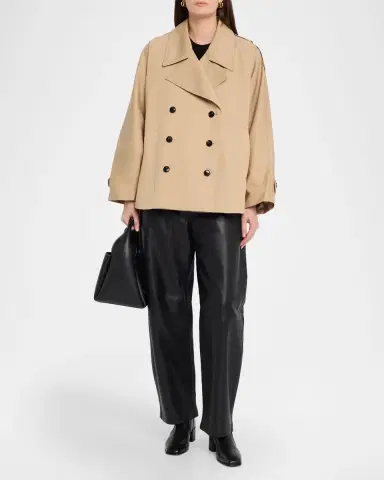 Co Dolman Cropped Trench Coat | Thumbnail 2 Co Dolman Cropped Trench Coat | Thumbnail 2