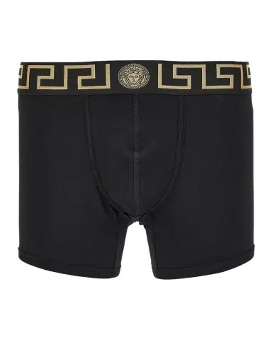 Versace Men's Medusa Key Jersey Boxer Brief | Thumbnail 1 Versace Men's Medusa Key Jersey Boxer Brief | Thumbnail 1