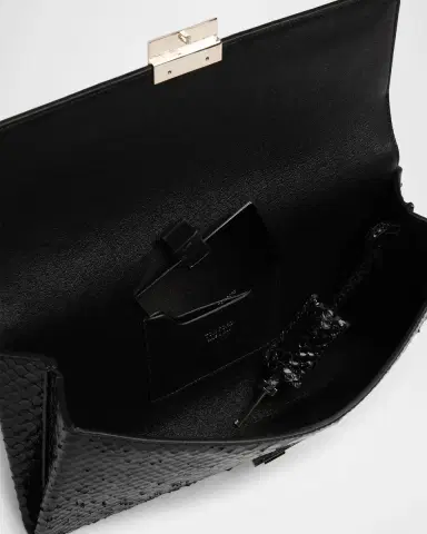 Tom Ford Jean Python-Embossed Leather Clutch | Thumbnail 4 Tom Ford Jean Python-Embossed Leather Clutch | Thumbnail 4