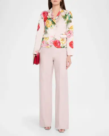 Libertine Pat Nixon Silk Single-Breasted Classic Jacket | Thumbnail 2 Libertine Pat Nixon Silk Single-Breasted Classic Jacket | Thumbnail 2