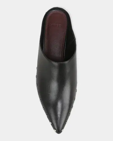 Vince August 40MM Leather Clog Mules | Thumbnail 4 Vince August 40MM Leather Clog Mules | Thumbnail 4