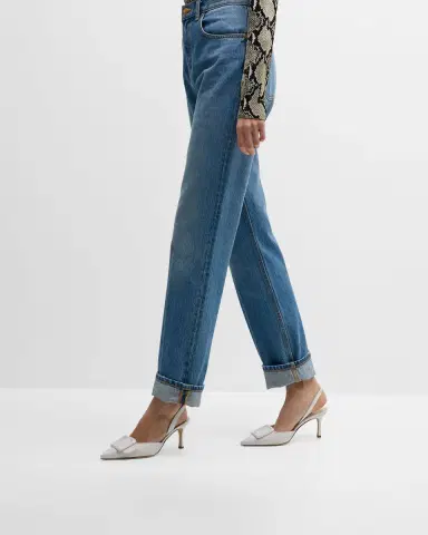 Manolo Blahnik Maysli Leather Buckle Halter Pumps | Thumbnail 2 Manolo Blahnik Maysli Leather Buckle Halter Pumps | Thumbnail 2