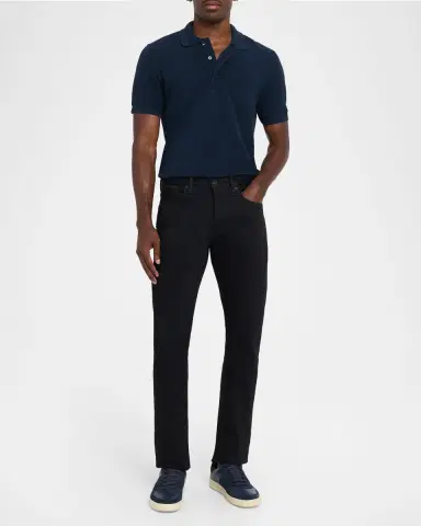 Tom Ford Men's Lyocell Pique Polo Shirt | Thumbnail 2 Tom Ford Men's Lyocell Pique Polo Shirt | Thumbnail 2