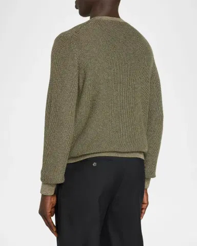 Vince Men 's Geometric Jacquard Sweater | Thumbnail 3 Vince Men 's Geometric Jacquard Sweater | Thumbnail 3