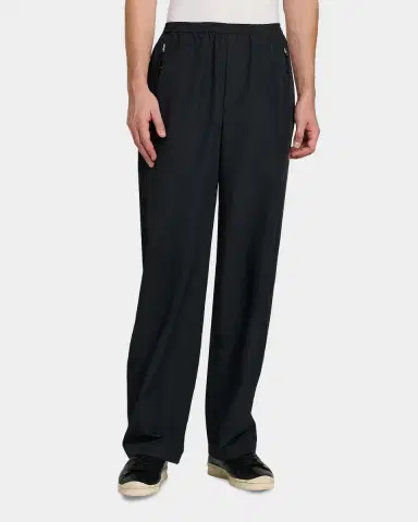 Jil Sander Men 's Wide-Leg Pull-On Tech Trousers | Thumbnail 4 Jil Sander Men 's Wide-Leg Pull-On Tech Trousers | Thumbnail 4