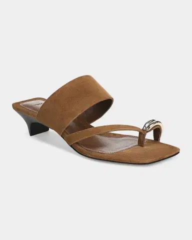 Vince 40MM Stacy Toe Ring-Detail Suede Sandals | Thumbnail 2 Vince 40MM Stacy Toe Ring-Detail Suede Sandals | Thumbnail 2