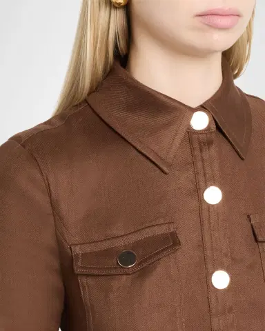 Toccin Lydia Belted Mini Shirtdress | Thumbnail 5 Toccin Lydia Belted Mini Shirtdress | Thumbnail 5