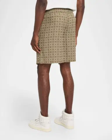 AMIRI Men's Ma Quad Twill Pull-On Shorts | Thumbnail 3 AMIRI Men's Ma Quad Twill Pull-On Shorts | Thumbnail 3